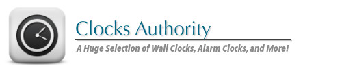 Clocks Authority : A Huge Selection of Wall Clocks, Alarm Clocks, and More!